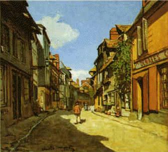 Claude Monet Rue de la Bavolle, Honfleur France oil painting art
